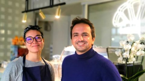 Clara Esnault, chef de cuisine, et Mickaël Bénichou s’entendent à proposer prochainement une offre déjeuner en alliant pain et cuisine.LTM ALLAFORT Clara Esnault, chef de cuisine, et Mickaël Bénichou s’entendent à proposer prochainement une offre déjeuner en alliant pain et cuisine.LTM ALLAFORT